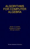 Algorithms for Computer Algebra (eBook, PDF)
