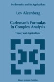 Carleman's Formulas in Complex Analysis (eBook, PDF) Carleman's Formulas in Complex Analysis (eBook, PDF)
