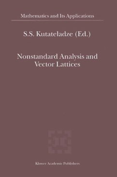 Cover Nonstandard Analysis and Vector Lattices (eBook, PDF)