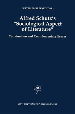 Alfred Schutz's Sociological Aspect of Literature (eBook, PDF)