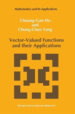 Vector-Valued Functions and their Applications (eBook, PDF) - Chuang-Gan Hu; Chung-Chun Yang