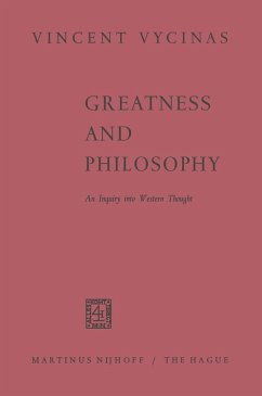 Greatness and Philosophy (eBook, PDF) - Vycinas, Vincent