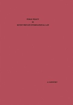 Public Policy in Soviet Private International Law (eBook, PDF) - Garnefsky, André