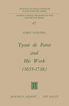 Cover Tyssot De Patot and His Work 1655 - 1738 (eBook, PDF)