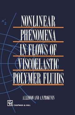 Nonlinear Phenomena in Flows of Viscoelastic Polymer Fluids (eBook, PDF) - Leonov, A. I.; Prokunin, A. N.