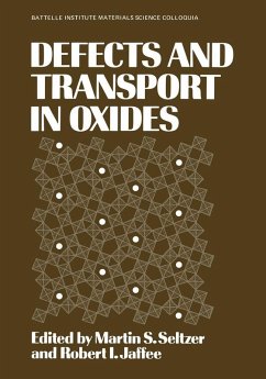 Defects and Transport in Oxides (eBook, PDF) - Jaffee, Robert