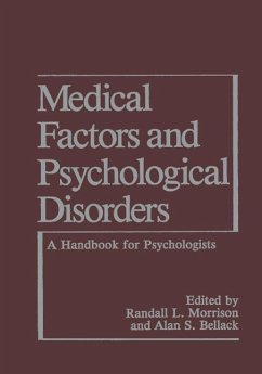 Medical Factors and Psychological Disorders (eBook, PDF) - Bellack, Alan S.; Morrison, R. L.