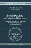 Bubble Dynamics and Interface Phenomena (eBook, PDF)