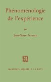 Phénoménologie de L'expérience (eBook, PDF)