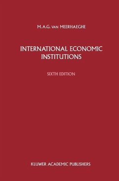 International Economic Institutions (eBook, PDF) - Meerhaeghe, M. A. van