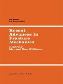 Recent Advances in Fracture Mechanics (eBook, PDF)