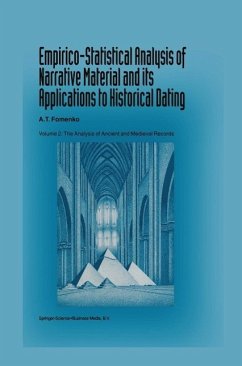 Cover Empirico-Statistical Analysis of Narrative Material and its Applications to Historical Dating (eBook, PDF)