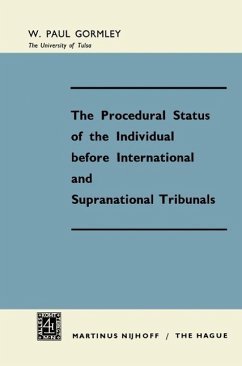 Cover The Procedural Status of the Individual before International and Supranational Tribunals (eBook, PDF)