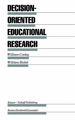 Cover Decision-Oriented Educational Research (eBook, PDF)