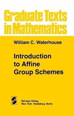 Introduction to Affine Group Schemes (eBook, PDF) - Waterhouse, W. C.
