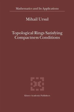 Cover Topological Rings Satisfying Compactness Conditions (eBook, PDF)