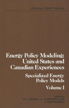 Cover Energy Policy Modeling: United States and Canadian Experiences (eBook, PDF)
