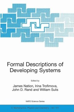 Formal Descriptions of Developing Systems (eBook, PDF)