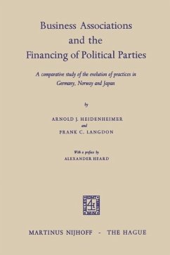 Business Associations and the Financing of Political Parties (eBook, PDF) - Heidenheimer, Arnold J.; Langdon, Frank C.