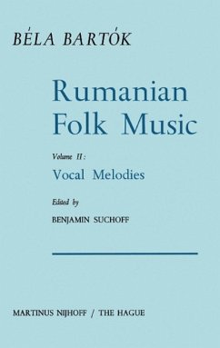 Rumanian Folk Music (eBook, PDF) - Bartok, Bela