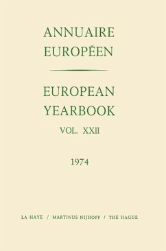 European Yearbook / Annuaire Europeen (eBook, PDF) - Council of Europe Staff