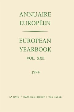 European Yearbook / Annuaire Europeen (eBook, PDF) - Council of Europe Staff European Yearbook / Annuaire Europeen (eBook, PDF) - Council of Europe Staff