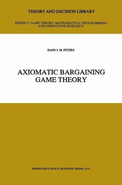 Cover Axiomatic Bargaining Game Theory (eBook, PDF)