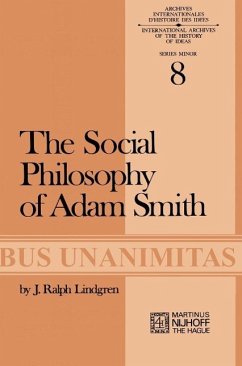 The Social Philosophy of Adam Smith (eBook, PDF) - Lindgren, J. R.