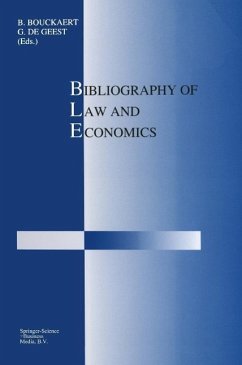 Cover Bibliography of Law and Economics (eBook, PDF)