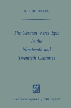 Cover The German Verse Epic in the Nineteenth and Twentieth Centuries (eBook, PDF)