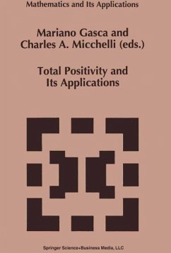 Total Positivity and Its Applications (eBook, PDF)