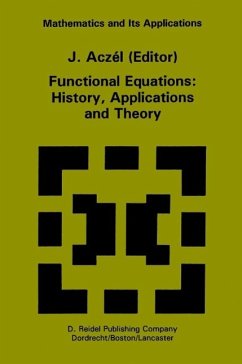 Functional Equations: History, Applications and Theory (eBook, PDF)