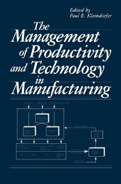 The Management of Productivity and Technology in Manufacturing (eBook, PDF)