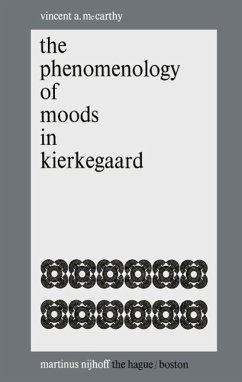 The Phenomenology of Moods in Kierkegaard (eBook, PDF) - McCarthy, Vincent A.