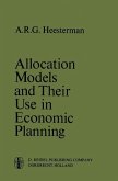 Allocation Models and their Use in Economic Planning (eBook, PDF)