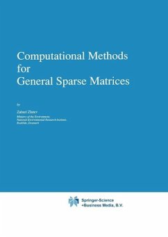 Computational Methods for General Sparse Matrices (eBook, PDF) - Zlatev, Zahari