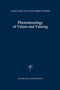Phenomenology of Values and Valuing (eBook, PDF)