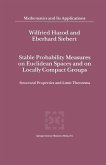 Stable Probability Measures on Euclidean Spaces and on Locally Compact Groups (eBook, PDF)