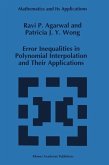 Error Inequalities in Polynomial Interpolation and Their Applications (eBook, PDF)
