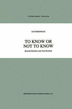 Cover To Know or Not to Know (eBook, PDF)