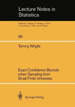 Exact Confidence Bounds when Sampling from Small Finite Universes (eBook, PDF) - Wright, Tommy
