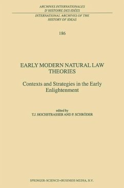 Early Modern Natural Law Theories (eBook, PDF)