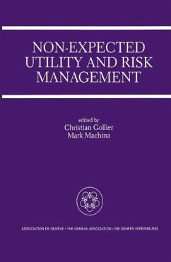 Non-Expected Utility and Risk Management (eBook, PDF)