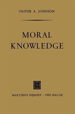 Moral Knowledge (eBook, PDF) - Johnson, Oliver A.
