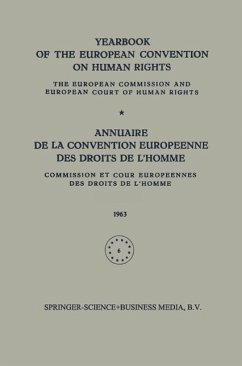 Yearbook of the European Convention on Human Rights / Annuaire de la Convention Europeenne des Droits de L'Homme (eBook, PDF) - Robertson, A. H.