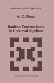 Boolean Constructions in Universal Algebras (eBook, PDF)