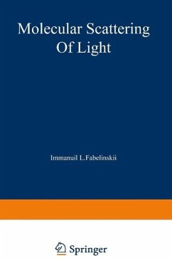 Molecular Scattering of Light (eBook, PDF) - Fabelinskii, I. L.