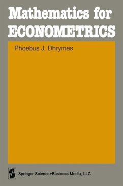 Mathematics for Econometrics (eBook, PDF) - Dhrymes, P. J.