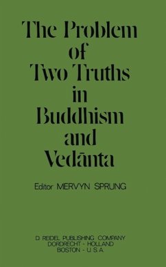 The Problem of Two Truths in Buddhism and Vedanta (eBook, PDF) - Sprung, G. M. C.