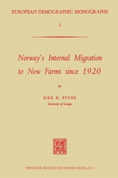 Norway's Internal Migration to New Farms since 1920 (eBook, PDF) - Stone, K. H.